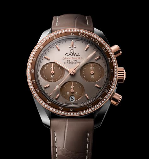 omega speedmaster 38 cappuccino|pre owned omega speedmaster.